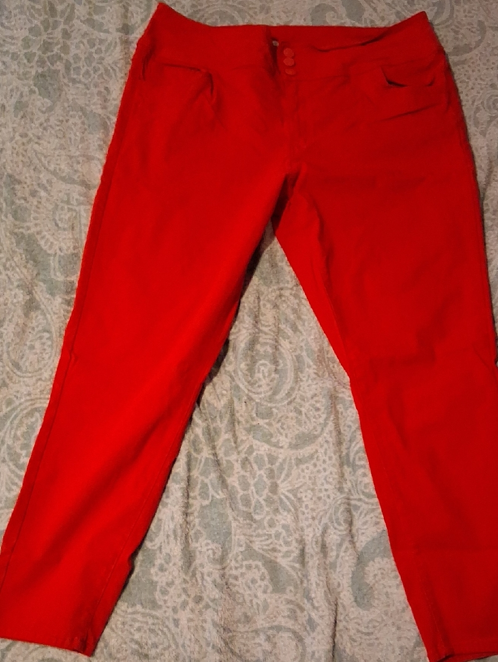 Hybrid & Company Bright Red Women's Trousers